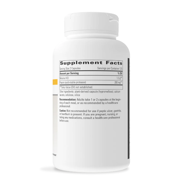 Betaine HCL - 240 Capsules