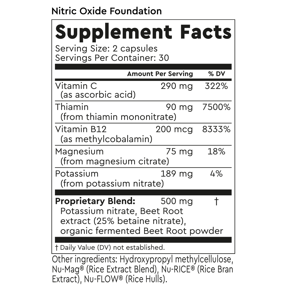 Berkeley Life Nitric Oxide Foundation