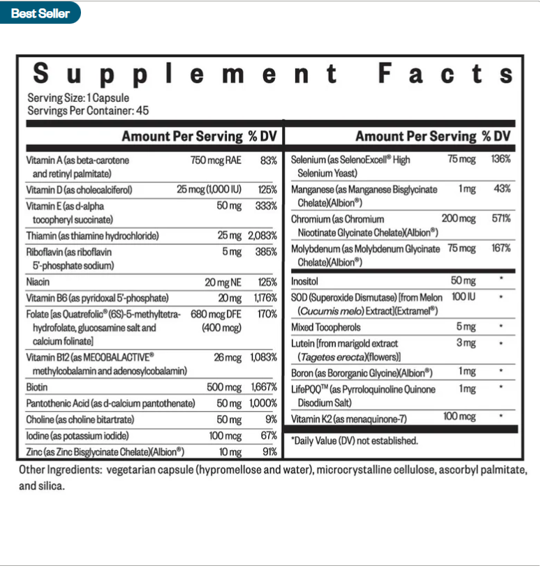 Multivitamin One